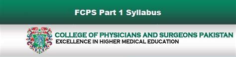 Fcps part 1 syllabus.  Please note that these guidelines apply to all speci...