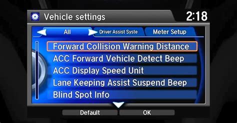 Fcw failed. For this, go to your 'vehicle settings' and select ' Driver Assist System ' or 'All'. Then press on the 'Forward Collision Warning Distance' button and select 'OFF'. Press the 'BACK' button to exit. And the FCW system for your vehicle will be turned off. 