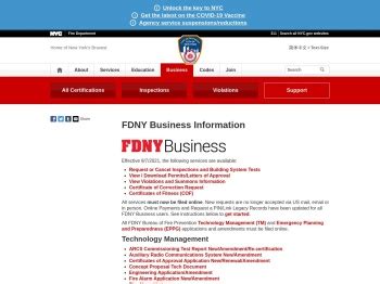 Permits and LOAs will be emailed once payment has been received and settled. For Permits, this may take up to 14 days. Permits and LOAs can also be viewed online by logging into FDNY Business. Learn more about permits and inspections. Log into FDNY Business. Call 311 or 212-NEW-YORK (212-639-9675) for assistance.. 