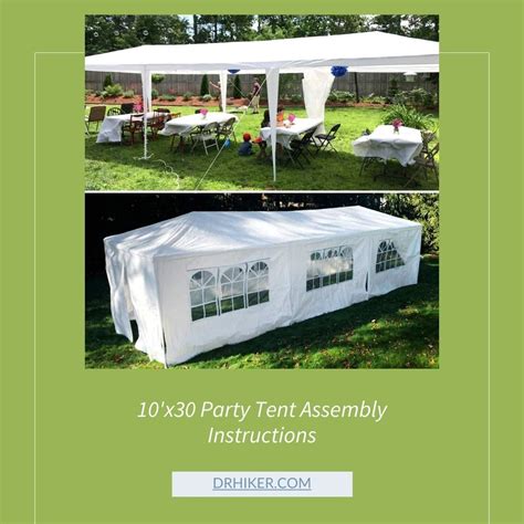 Fdw 10x30 tent instructions. COBIZI Canopy Tent 10x30 Heavy Duty Pop Up Canopy Tent with Sidewalls Waterproof, 10x30 Gazebo with Mosquito Netting Ez up Canopy Mesh Screen Tents for Parties with Sandbags Roller Bag, 10x30FT, Black. 3.9 out of 5 stars. 3. $489.99 $ 489. 99. Save 5% on 2 select item(s) FREE delivery Apr 18 - 23 . 