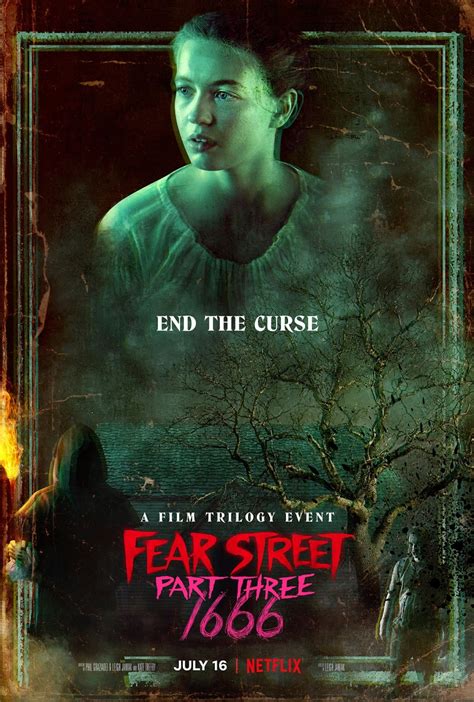 Fear street part 3. 3 days ago · Learn about main characters of the Fear Street Trilogy. Read more > TRILOGY. Part 1: 1994. Part 2: 1978. Part 3: 1666 ... FEAR STREET PART 3- 1666 - Official Trailer - Netflix. STATS. 56 articles since July 6th, 2021; 221 images were added; 1,626 edits were made; 465 pages exist on this wiki; 1 admin is active; 9 users are active; … 