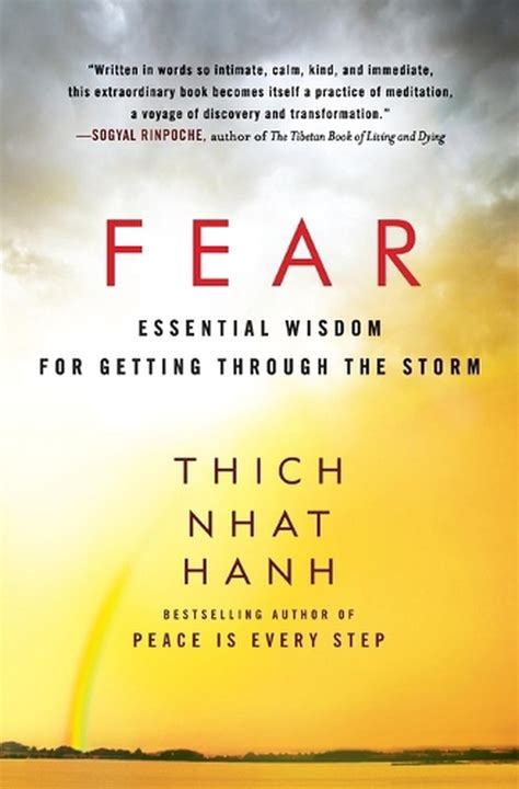 Read Fear Essential Wisdom For Getting Through The Storm By Thich Nhat Hanh