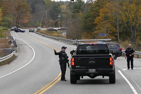 Fearful Maine residents remain behind locked doors amid massive search for mass killing suspect