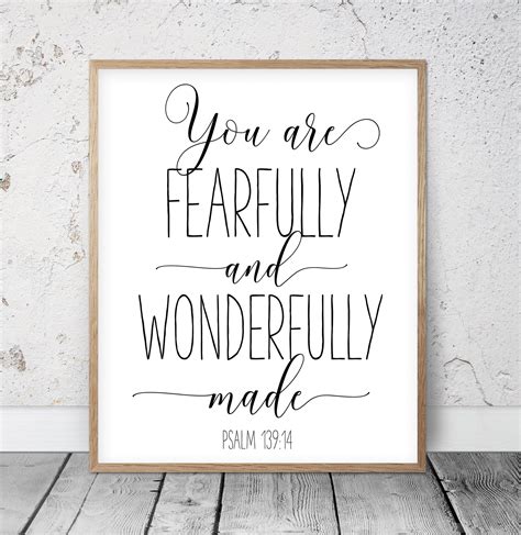 We often hear Psalm 139:14 referenced when a friend announces a new baby. The miracle of new life is truly incredible, enough so that David says we are "fearfully and wonderfully made." But beyond .... 