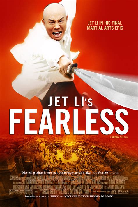 Fearless 2006. Watch the latest chinese movie Fearless (2006) Full online with English subtitle for free on iQIYI | iQ.com. It is a classic martial arts film, and tells about a story how a martial arts master understands the essence of martial arts in … 