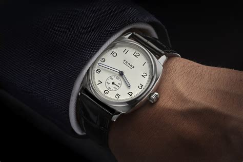 Fears watches. Fears was founded in Bristol by Edwin Fear, producing watches from 1846 until 1976. Then, in 2016, the brand was revived by Fear’s great-great-great-grandson, Nicholas Bowman-Scargill. 