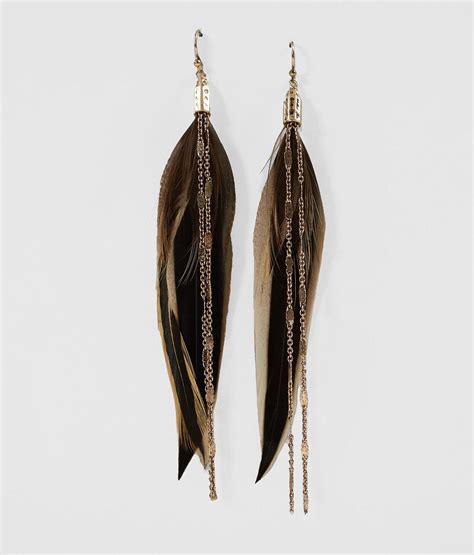 Feather Earrings Feather Buckles Feather Buckle Feather