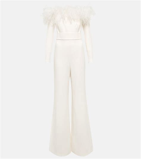 Feather Jumpsuit ShopStyle