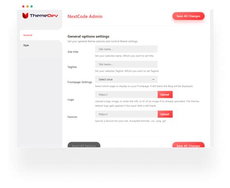 Features NextCode Lightweight Option framework