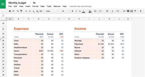 Features Of Spreadsheet Software Google Spreadshee three features of