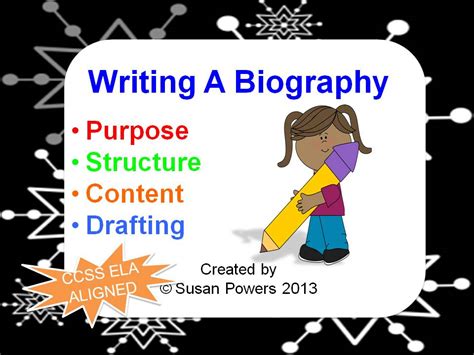 Features of a biography powerpoints examples