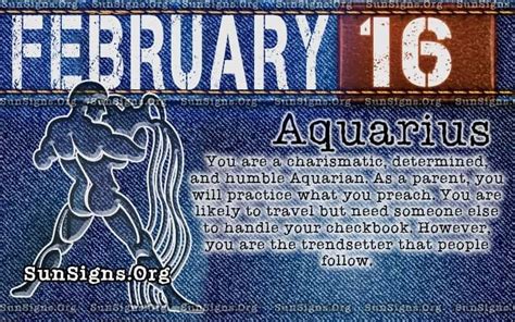 February 16 Birthday: Zodiac Sign, Personality, Positive Traits ...