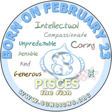 February 23 Zodiac Horoscope Birthday Personality