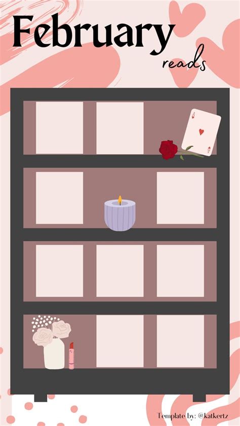 February Book Reading Update Template in 2023 Book reading journal