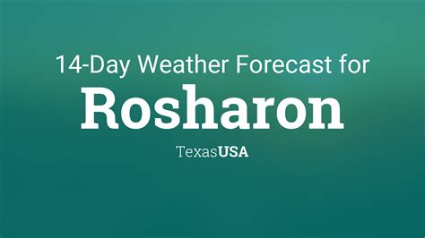 February Weather forecast - Winter forecast - Rosharon, TX