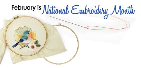 February is National Embroidery... - Great Copy Patterns