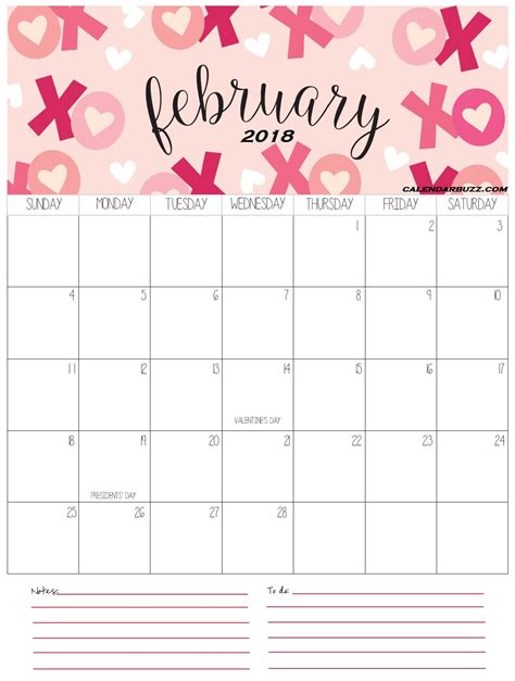 Februrary Calendar