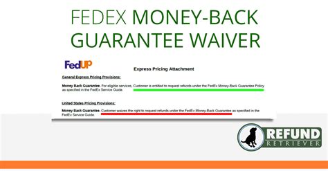 FedEx Money-Back Guarantee Waiver - Is it worth it? - Refund R…