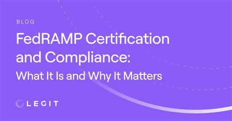 FedRAMP Certification What Is It Why It Matters and Who Has It