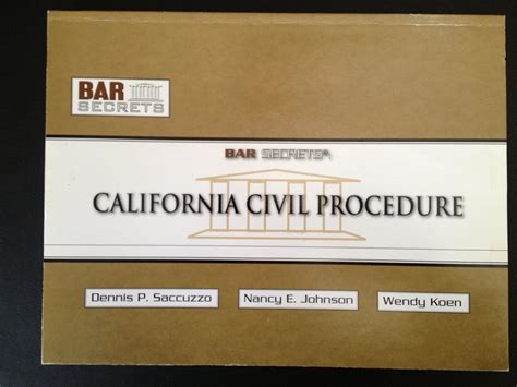 Federal Civil Procedure Substantive Law And Model Essays Bar Secrets