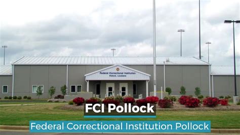 Federal Correctional Complex Pollock. 1000 Airbase Rd, Pollock, LA 71467. total amount of pollutants released 2,424 Pounds. Pollutants Overview for Federal Correctional Complex Pollock. Pollutants Details By Year for Federal Correctional Complex Pollock. 2015 Pollutants Total Amount Released 409 Pounds. Pollutant. Volume. Into.. 