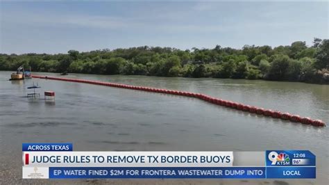 Federal judge orders removal of Texas border buoys
