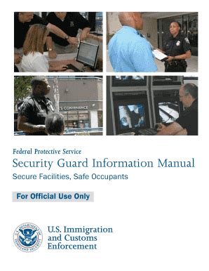 Federal protective service security guard information manual. - Manual for a poulan pro 260.