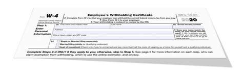 Sep 29, 2023 · A Form W-4 is a tax document that employees fill out when they begin a new job. It tells the employer how much to withhold from an employee’s paycheck for taxes. How a W-4 form is filled out can ... .