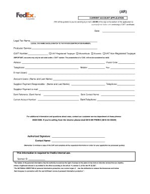 Fedex Application Status Complete with ease airSlate SignNow