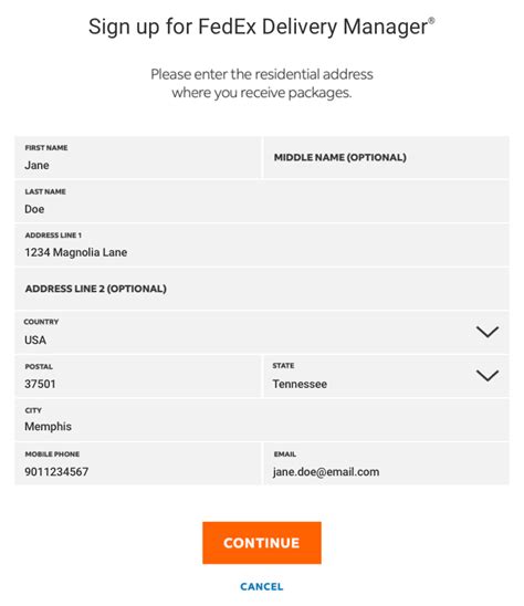 Fedex com fdmactivate. It took >1 hour for me to get a registration complete email from FedEx after which the sandbox credentials became valid. Share. Improve this answer. Follow answered Feb 11, 2022 at 17:11. pkarnia pkarnia. 41 3 3 bronze badges. 1. 2. This is actually the answer. I had received a registration complete email, but my credentials were not valid when ... 