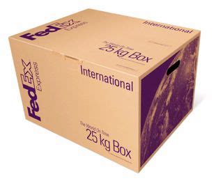 Fedex custom boxes.  Saying goodbye the only way they know how with a thu...