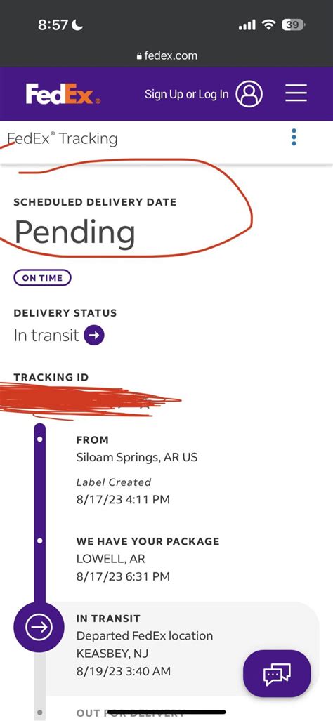 Fedex pending scheduled delivery. When it’s scanned, it updates the records to say that your package has arrived at the FedEx facility. And the status of your package will get updated. However, FedEx hasn’t scanned in your specific package yet to confirm that’s it there. So, your status will only show ‘schedule delivery pending’, or ‘acceptance of your package is ... 
