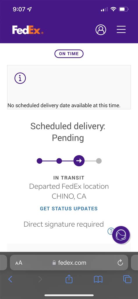  The FedEx “scheduled delivery pending” update is a heads-up that your delivery will not be made before the estimated time. In simpler terms, FedEx is trying to notify you that they cannot keep the delivery commitment they made. You might be confused as to the reason behind this update. The truth is, there are different reasons leading to ... . 