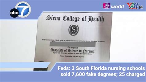 Feds: 3 South Florida nursing schools sold 7,600 fake degrees; 25 …