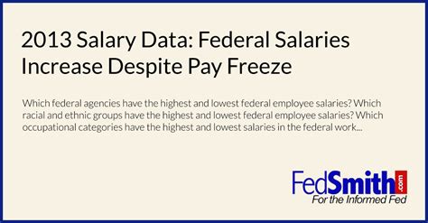Fedsmith salary. Dec 20, 2022 · That percentage for special rate employees matches President Biden’s alternative pay plan for federal employees for 2023. Under the alternative pay plan, federal employees will receive a 4.1% base pay increase and an average locality pay raise of 0.5%. The overall increase announced was 4.6% for 2023. The pay raise and the locality pay rates ... 