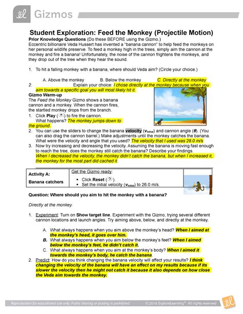 Feed Monkey SE - feed the moneky gizmo; Related document