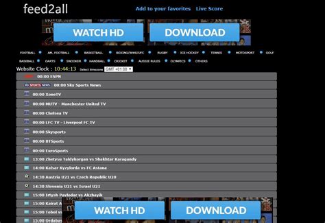 Feed2all. - Feed2All is a WizWig based live football and other sports streaming and live channel-watching platform allowing sports lovers to access their favorite channels without any …