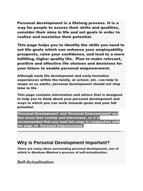 Feedback Is A Source Of Fuel For Personal Development And Self Actualization At Work