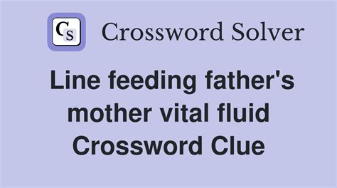 Feeding Time Need Crossword Clue