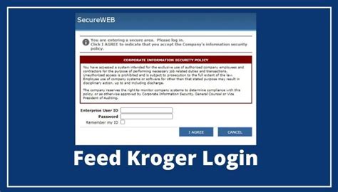 Feedkroger.con. SecureWEB. The area you are entering is intended for active associates of The Kroger Co. family of companies. Log in with your ID and password to continue. Click I AGREE to indicate that you accept the Company's information security policy. You are entering the ExpressHR Application. If you click the I AGREE button, changes you make in this ... 