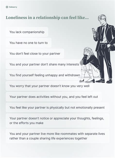 Feeling lonely even when in a relationship