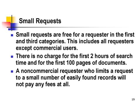 Fees, Requester Categories, & Fee Waivers