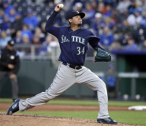 Felix hernandez. A six-time All-Star, Hernandez is a Cy Young award winner (2010) and tallied 54 WAR over the course of his career. His numbers stack him higher than the most notable Mariners pitchers in franchise history, truly making him The King. 