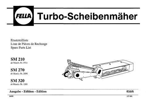 Fella sm 270 disc mower manual. - Landini legend deltasix getriebe werkstatt service reparaturanleitung 1 download.