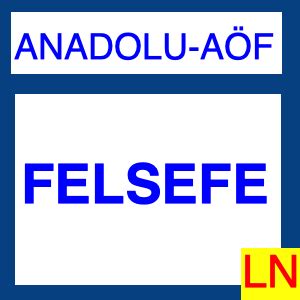 Felsefe Anadolu Üniversitesi. 
