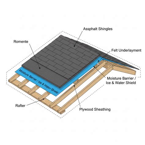 Felt underlayment roof.  Slip resistant.  Installing a felt underlay roof is one ...
