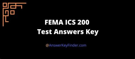 Fema ics 200 answers quizlet. Introduction to the Incident Command System, ICS 100; IS-700.b An Introduction to the National Incident Management System; IS-200.c Basic Incident Command System for Initial Response, ICS-200; IS-800.d National Response Framework, An Introduction; IS-907 Active Shooter: What You Can Do; IS-5.a An Introduction to Hazardous Materials; IS-230.e 