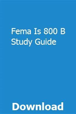 Fema is 800 b study guide. - Yamaha 660 grizzly atv manuale di riparazione.