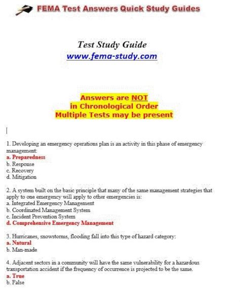 Study guides give you a better overall picture of what material the test covers and the most effective types of answers. . 