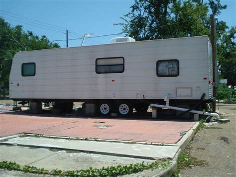 Now -- after nearly a yearlong respite -- the FEMA trailers are back on sale. However, many of them have been designated as "scrap" and until not too long ago were being sold as such. They seem to go on sale in batches, and the trailers in last batch were sold online by the government a short while ago as scrap.. 